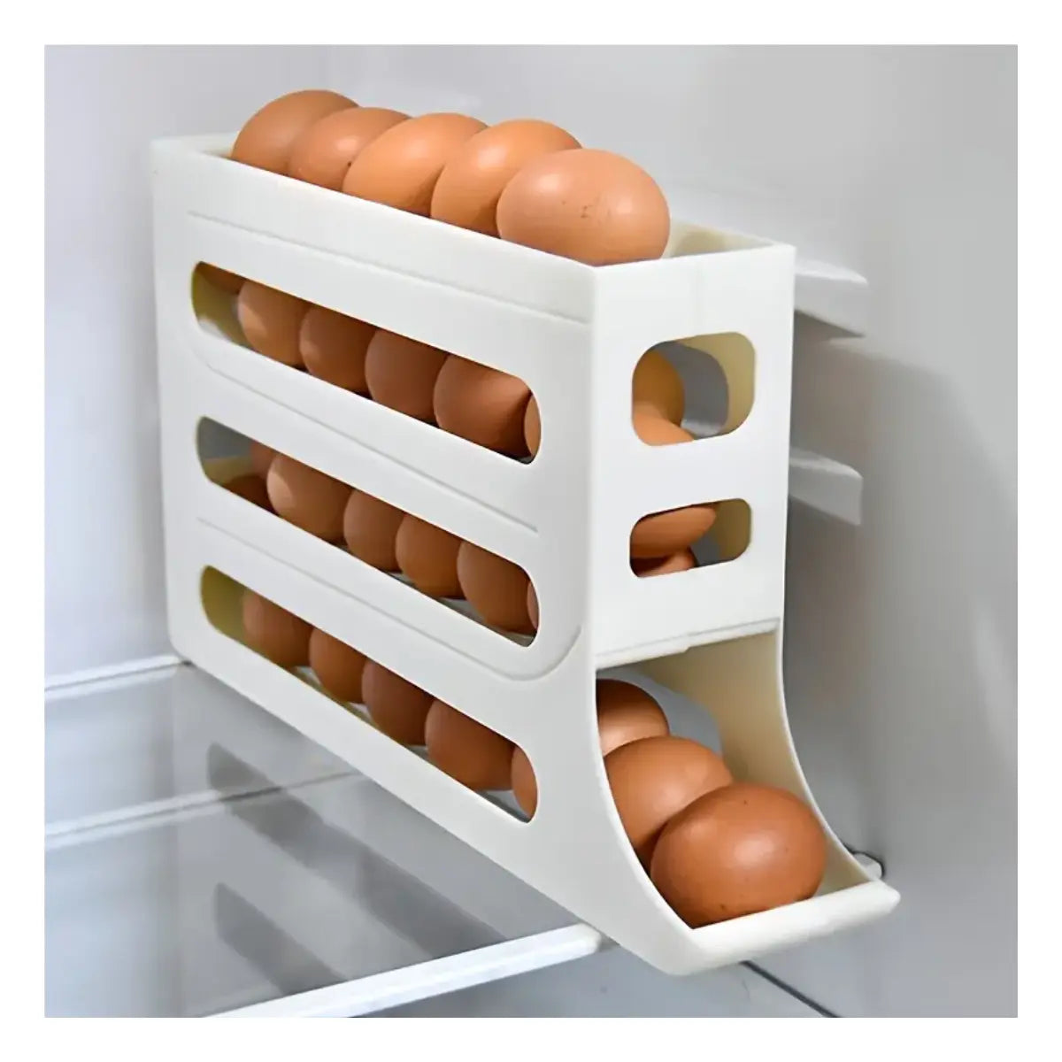 Organizador Vertical de Huevos – 2 Niveles (Capacidad 30 aprox.)