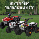 Montable tipo cuadraciclo mini atv grafiti, spider, calavera