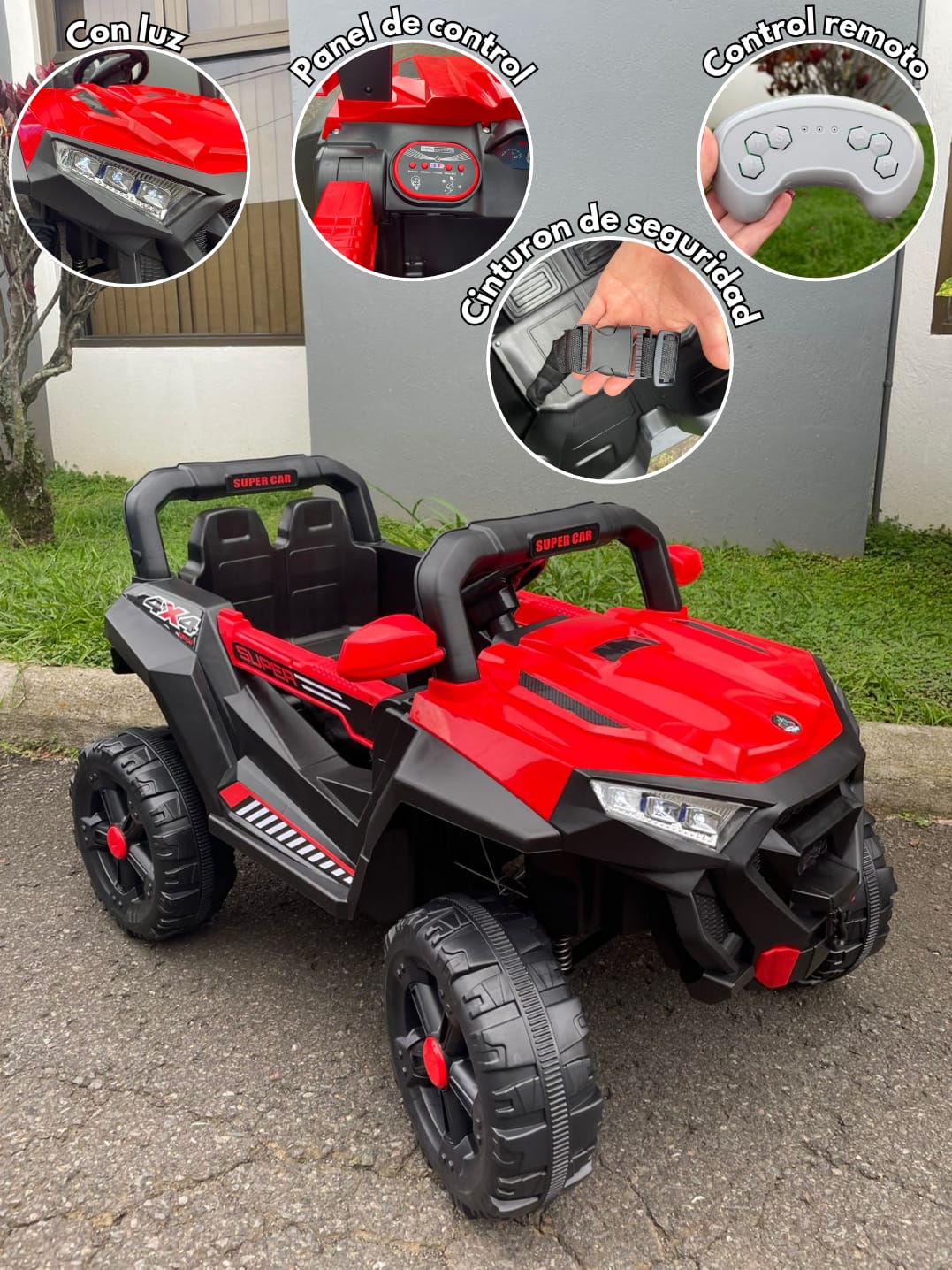 Montable tipo carro rustico abm-6288