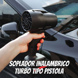 Abanico soplador inalambrico turbo tipo pistola
