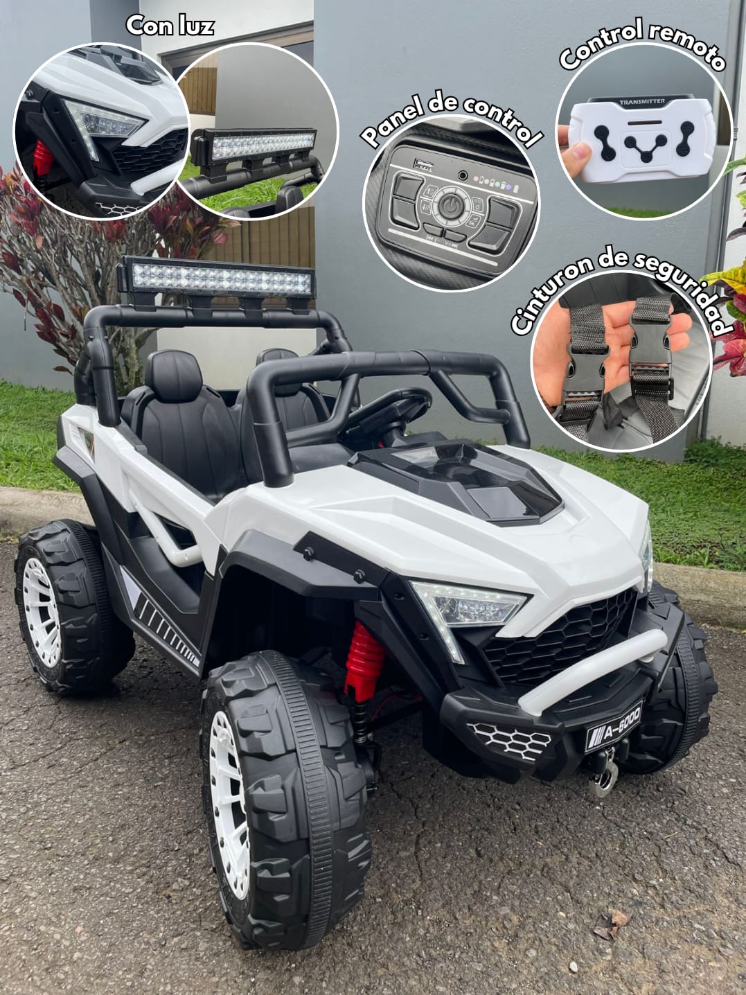 Montable tipo carro rustico 4x4 speed car a6000