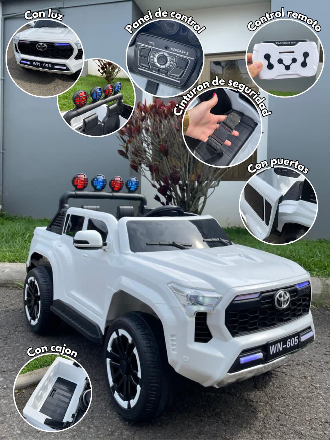 Montable tipo carro 4runner 4x4 wn-605