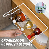 Organizador de vinos para refrigerador